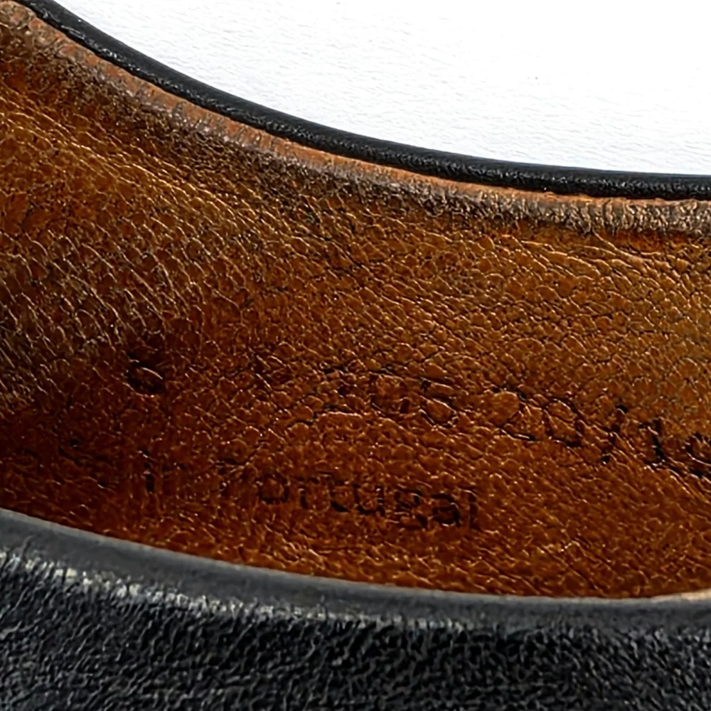 Wolf & Shepherd Senna Wingtip Oxford Shoes Men 8 Black Italian Leather